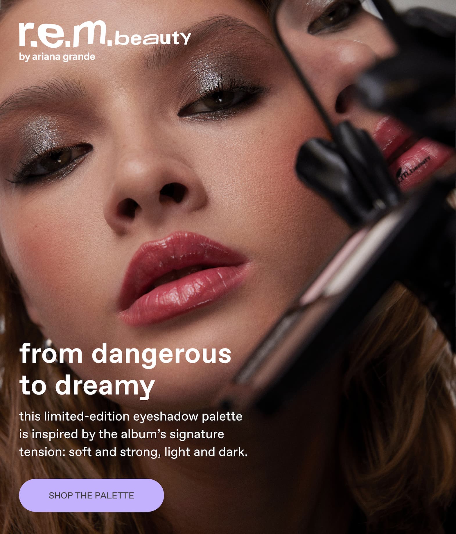 from dangerous to dreamy - limited edition eyeshadow quad from dangerous woman collection