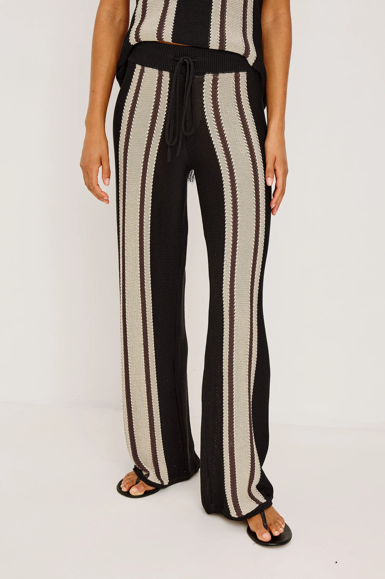 Image of RENEE PANT - ESPRESSO STRIPE