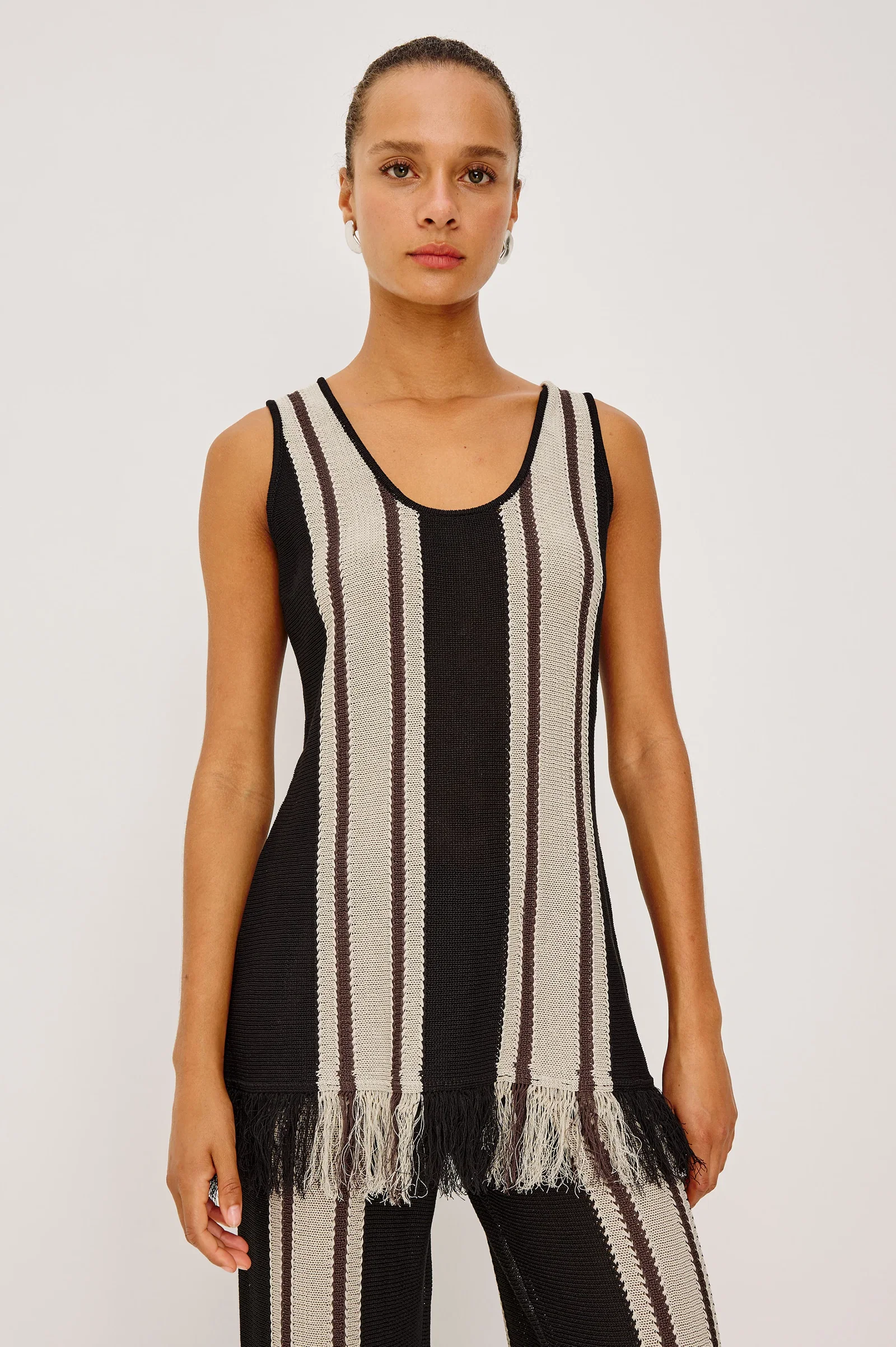 Image of MARTINA TOP - ESPRESSO STRIPE