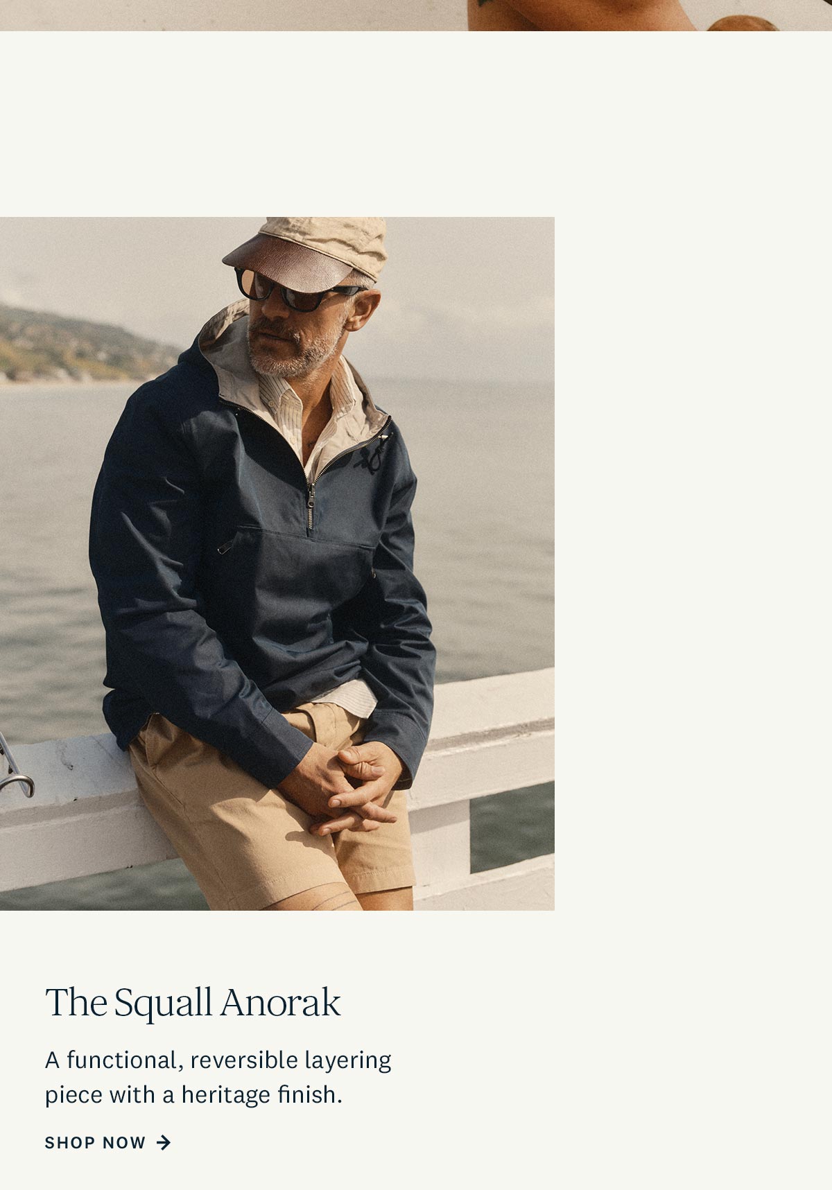 The Squall Anorak. A functional, reversible layering piece with a heritage finish. Shop Now. 