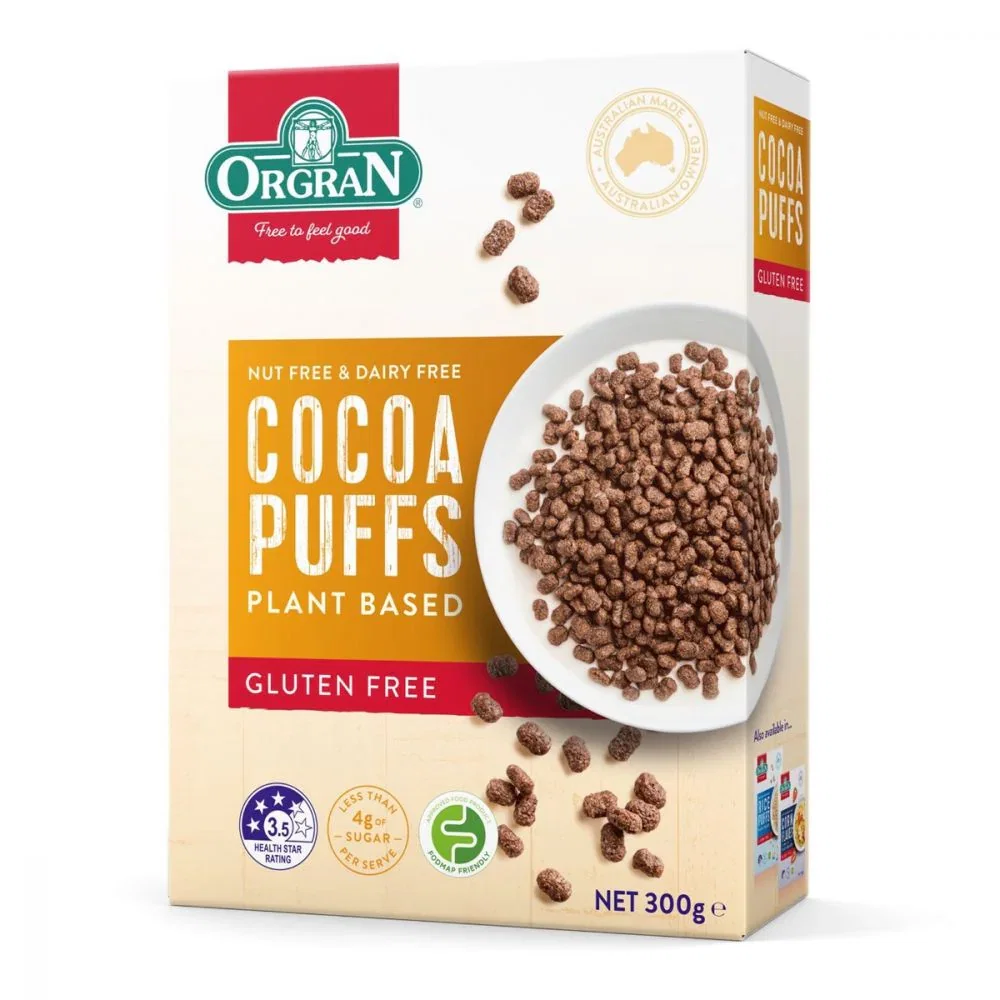 Image of Orgran Gluten Free Cocoa Puffs 300g