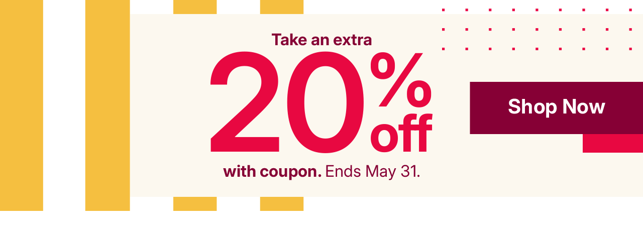 take an extra 20% off with coupon