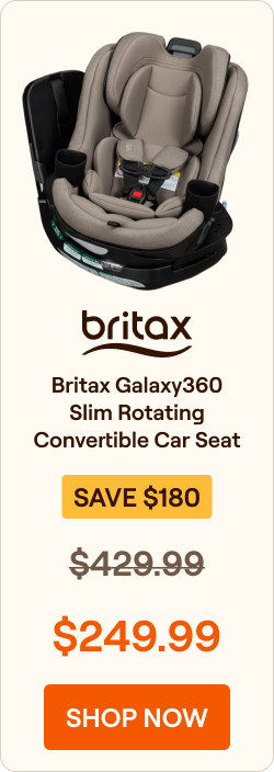 Britax Galaxy360 Slim Rotating Convertible Car Seat (Pebble)