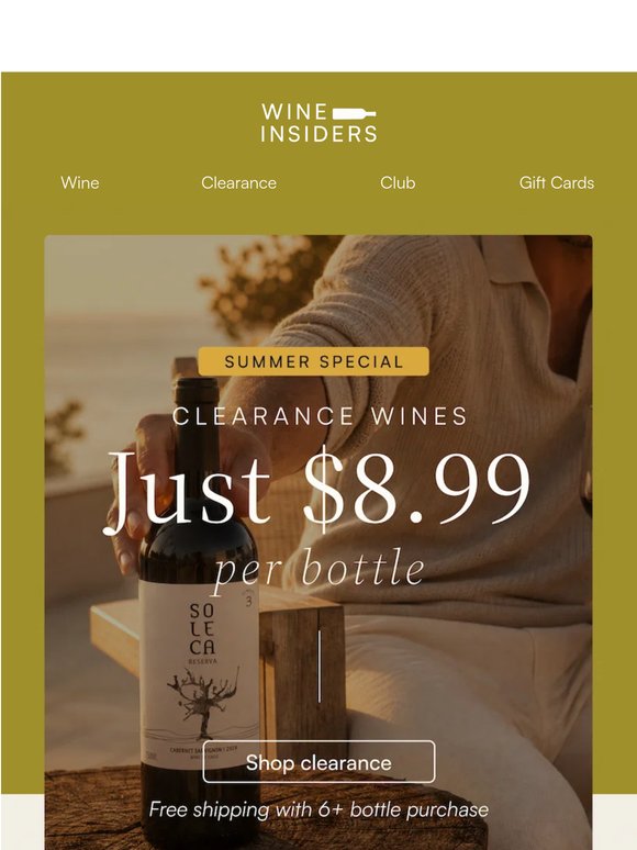 Price drop: $8.99 wines found here