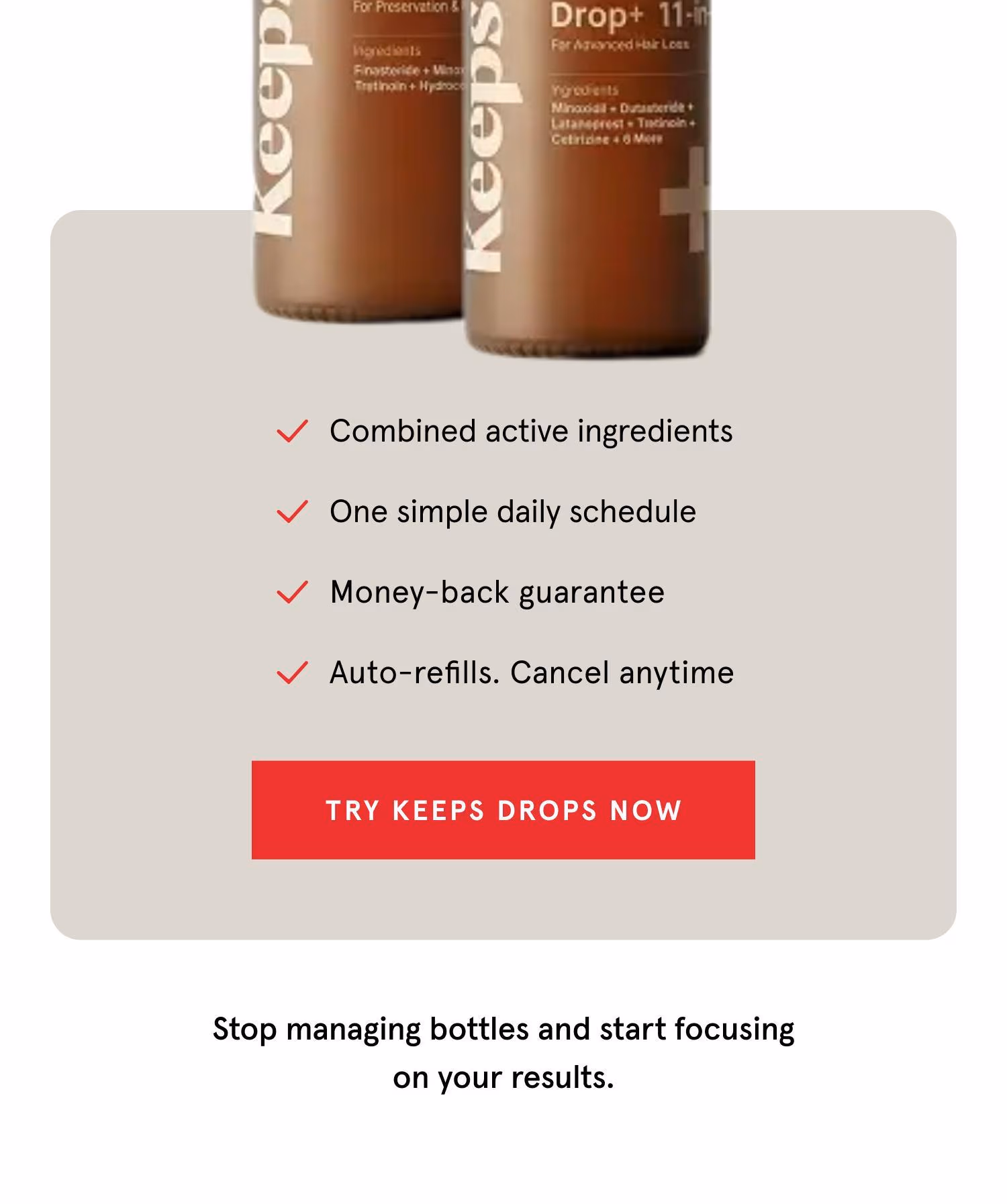Keeps makes your hair healthy
