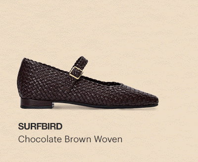 Surfbird, Chocolate Brown Woven