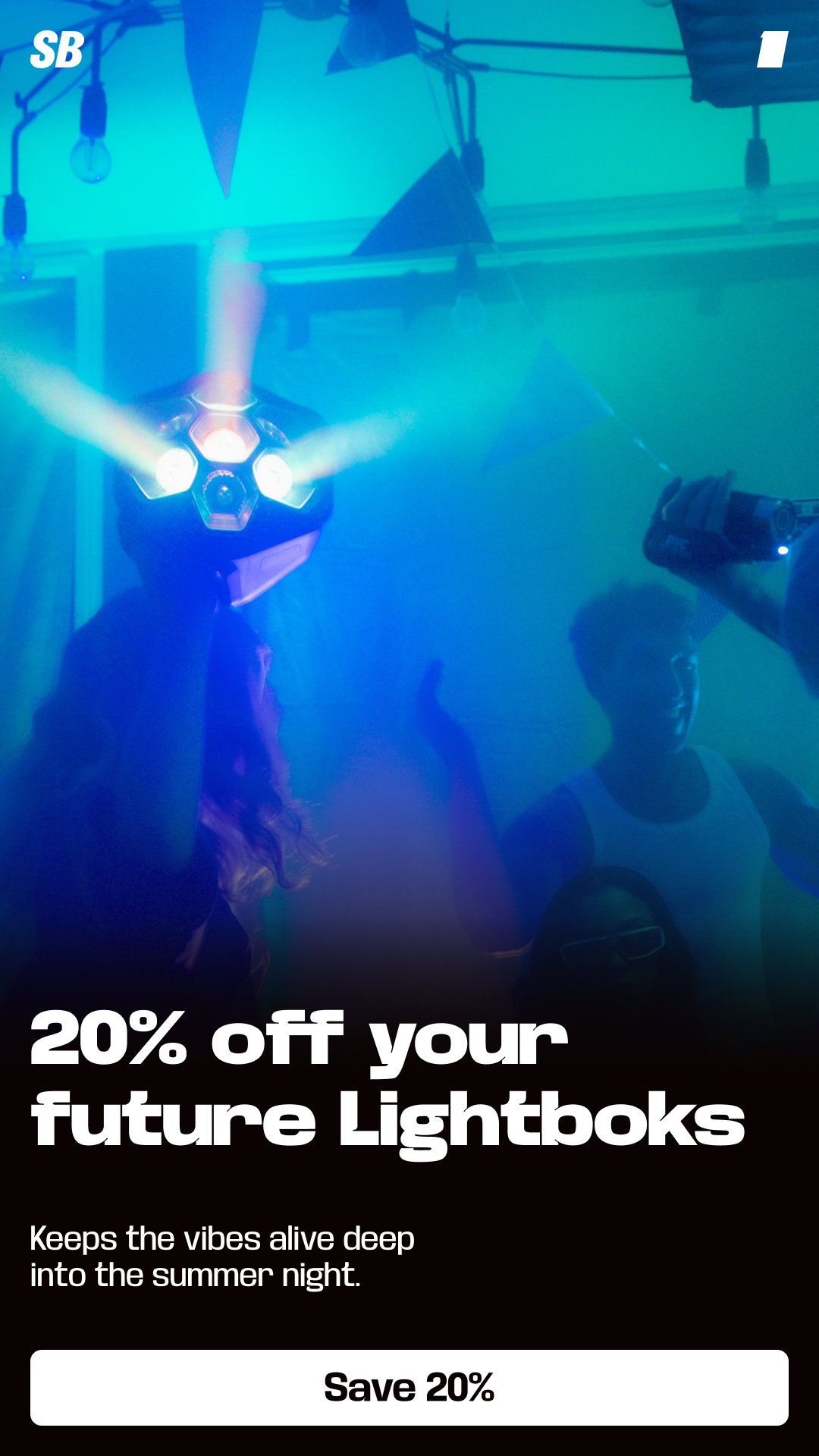 20% off your future Lightboks