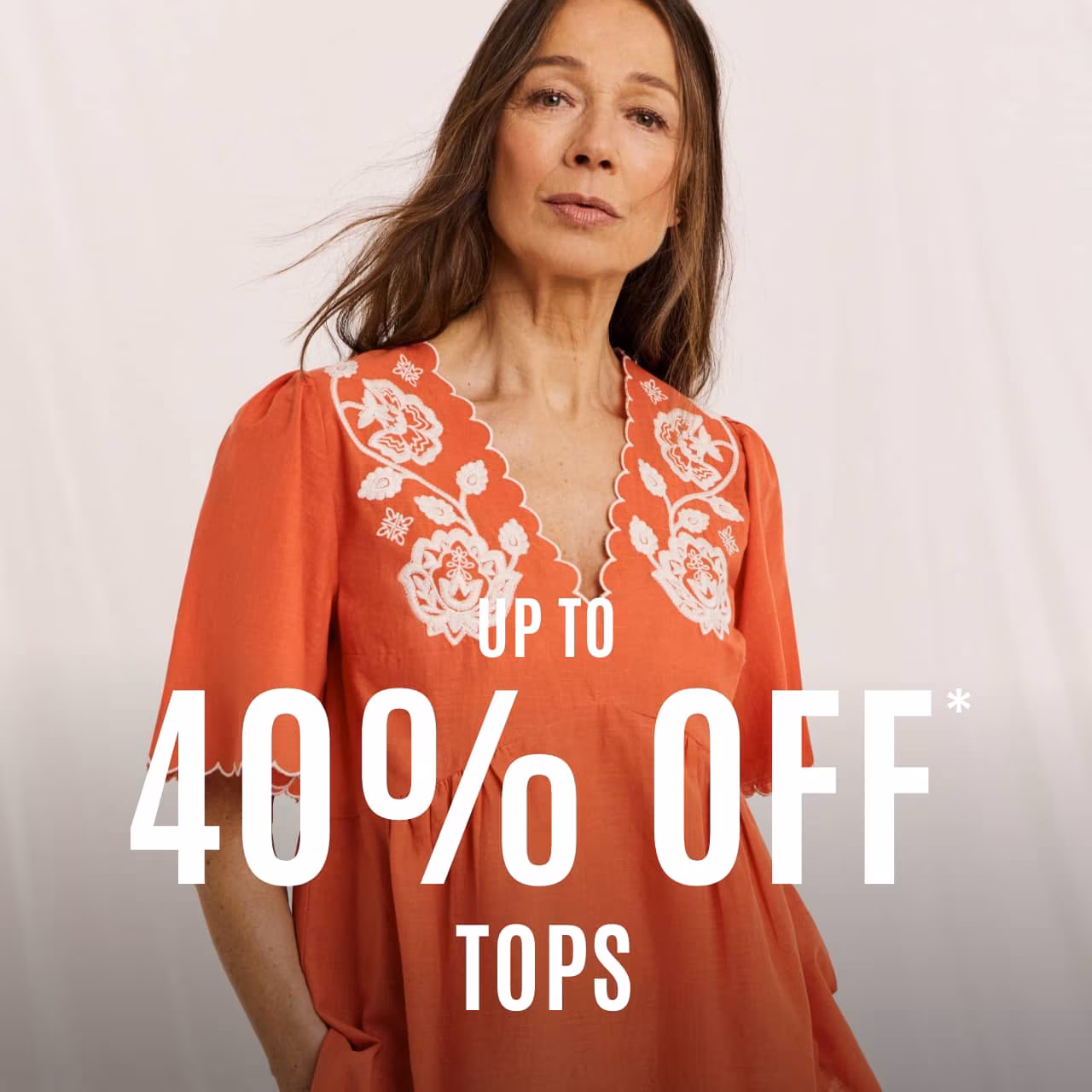 Up to 40% off Tops