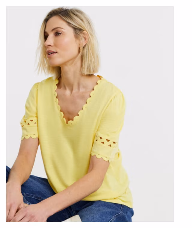Ric Rac Cotton Top