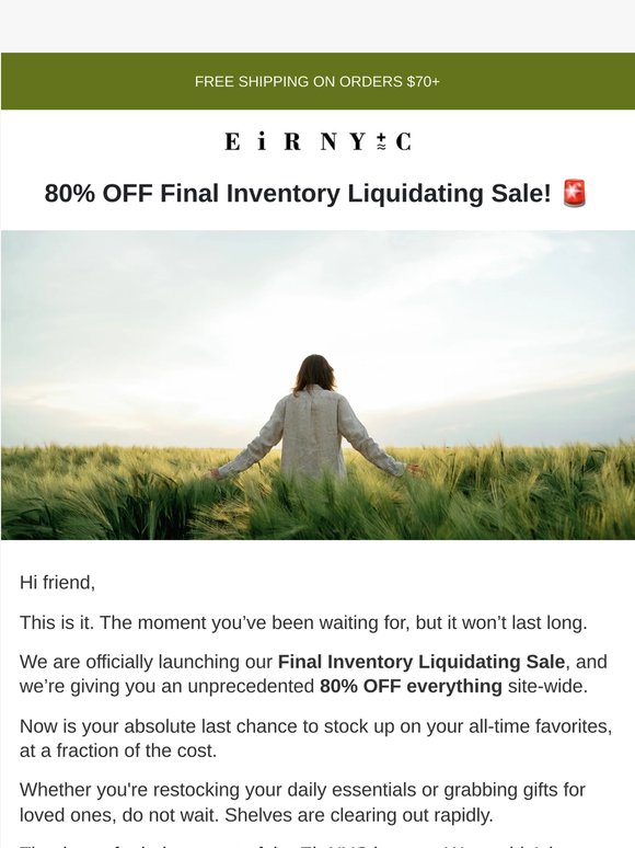 🚨80% OFF Everything — Hurry!