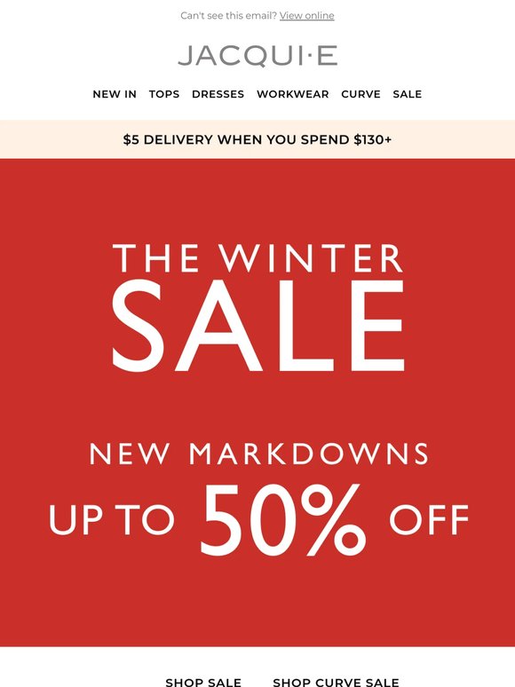 New Sale Favourites | Now With Up To 50% Off