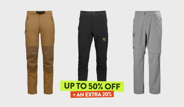 Technical pants | UP TO 50% OFF + extra 20% off