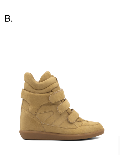 Habit Sneaker Boot Wheat Faux Suede