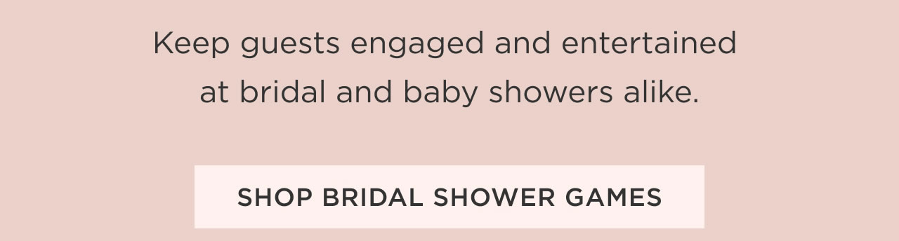 Shop Bridal Shower Games