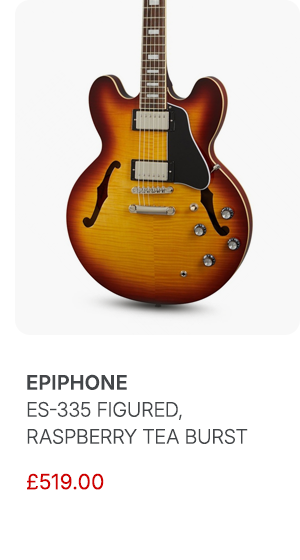 Epiphone ES-335 Figured, Raspberry Tea Burst