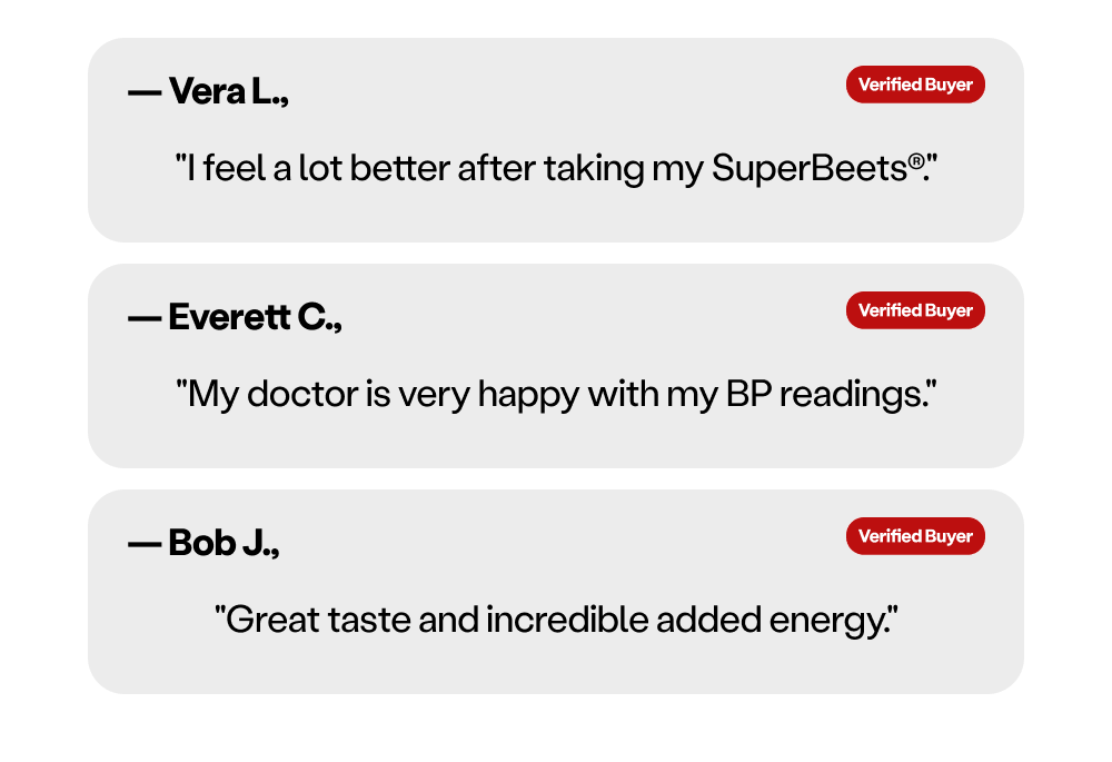 "My doctor is very happy with my BP readings." - Everett C.