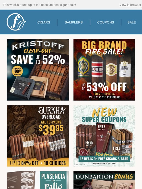 Got a minute? Your humidor will thank you.