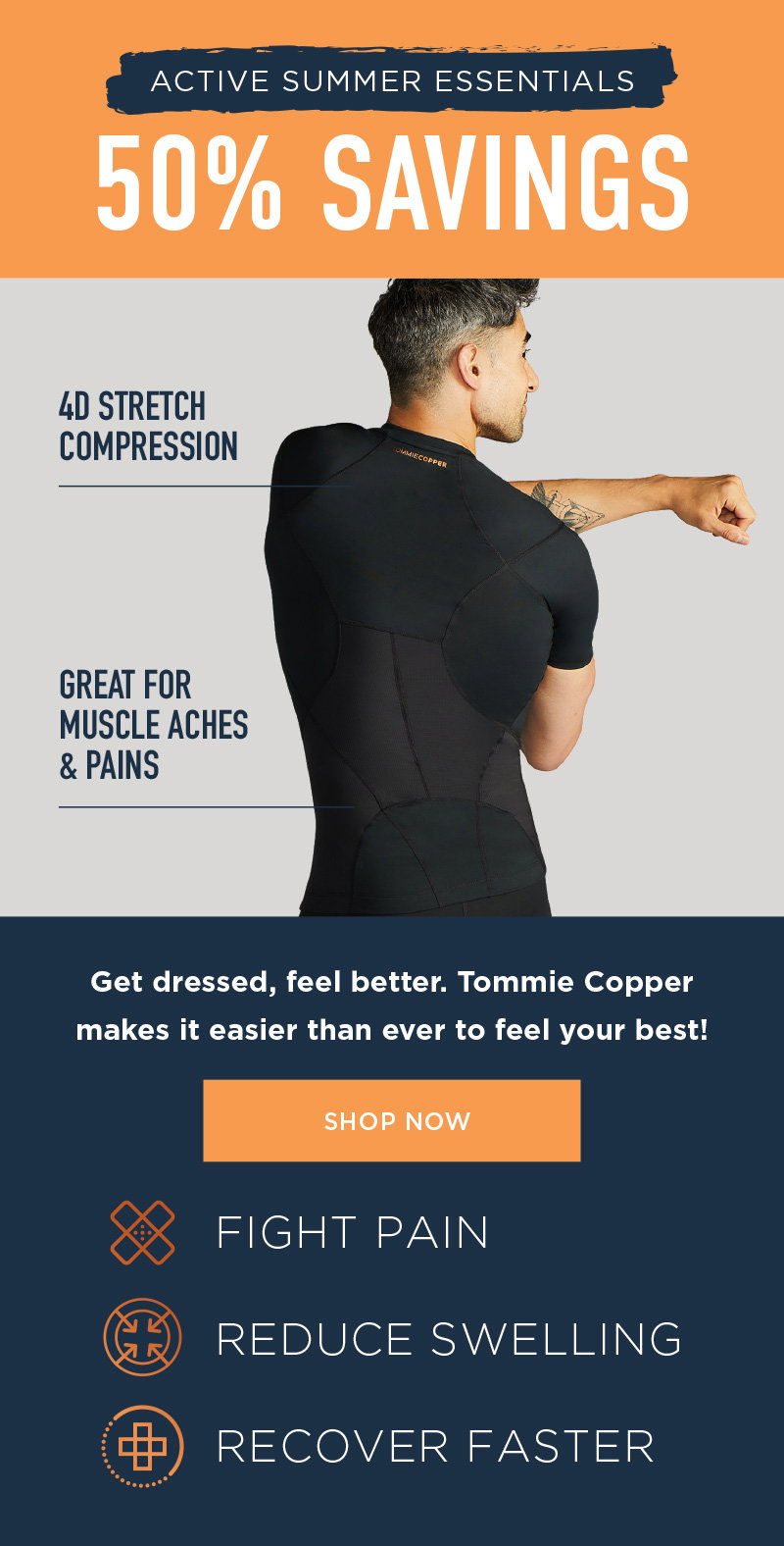 ACTIVE SUMMER ESSENTIALS 50% SAVINGS SHOP NOW