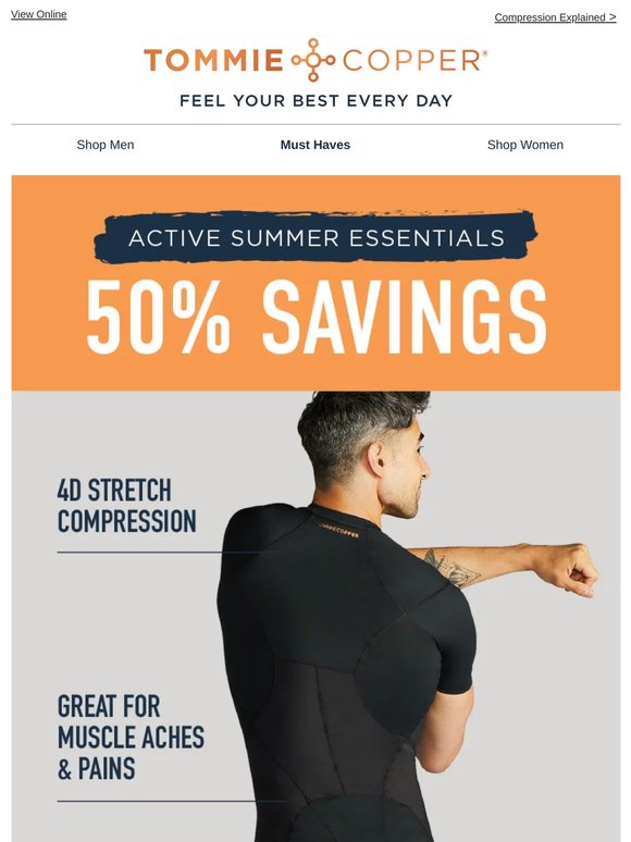 50% Off Active Summer Favorites