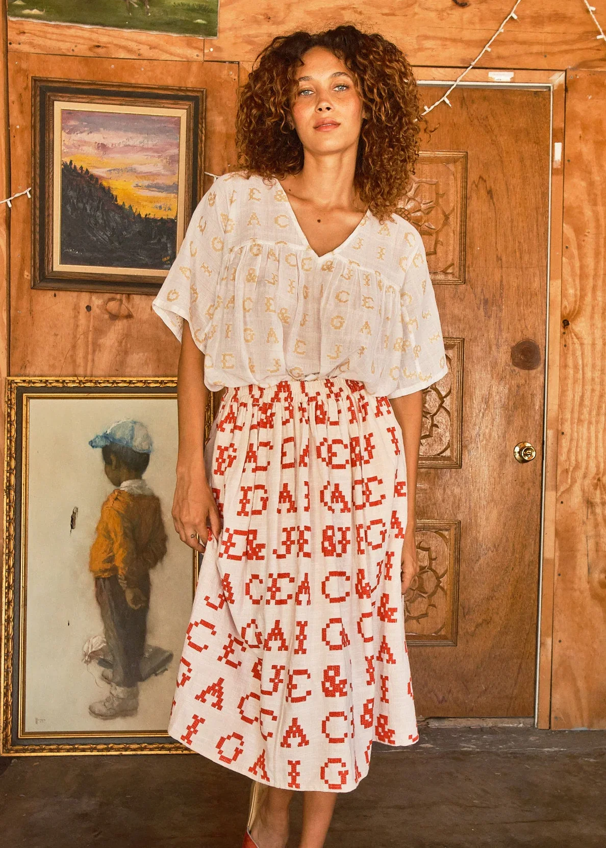 Image of riri skirt | spring 26 | monogram