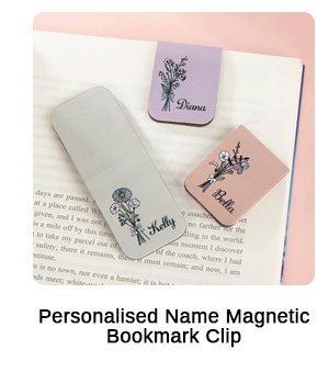 Personalised Name Magnetic Bookmark Clip