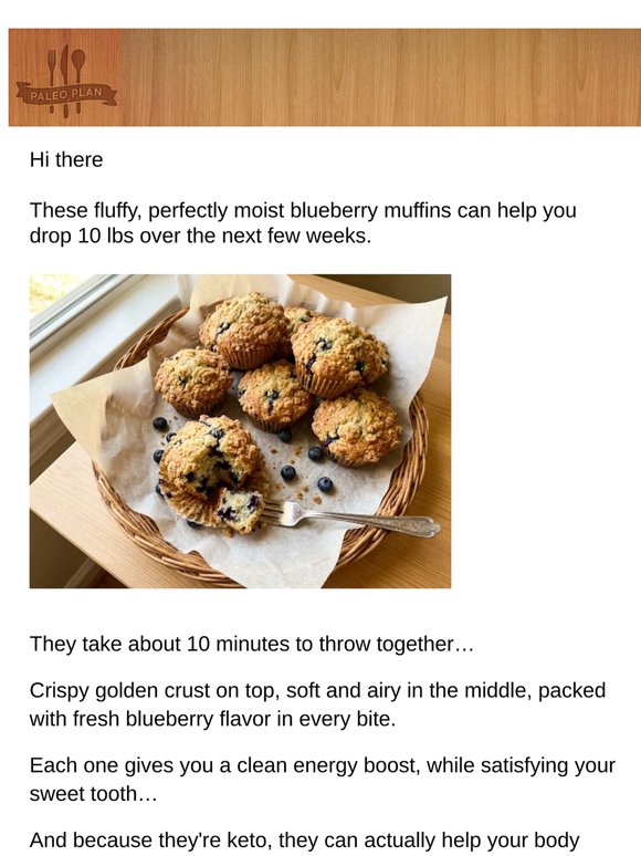 Eat THESE muffins… lose 15 lbs?