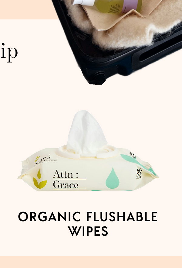 Organic Flushable Wipes