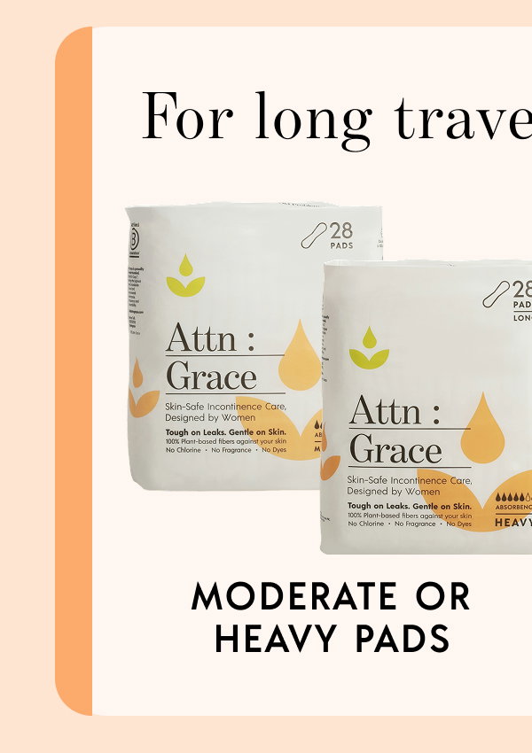 Moderate or Heavy Pads