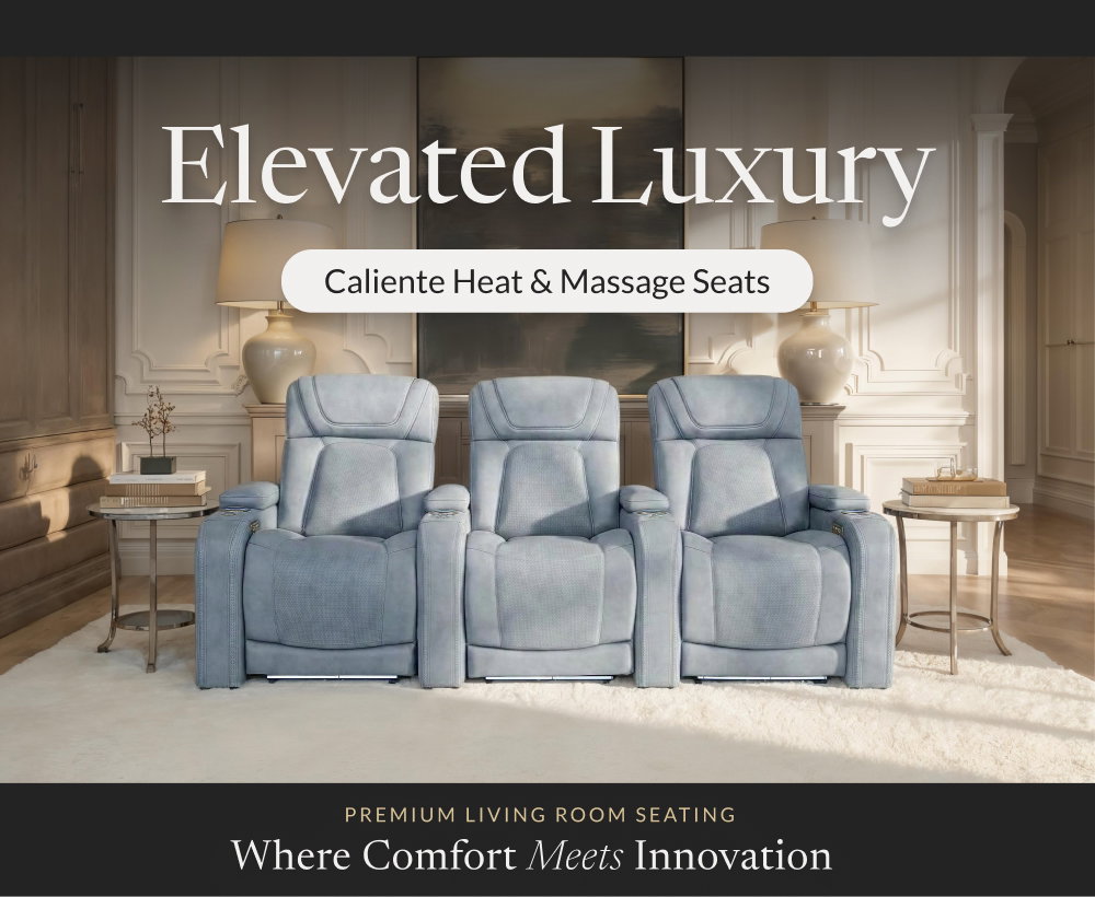 Smokey Blue Home Theater Seats