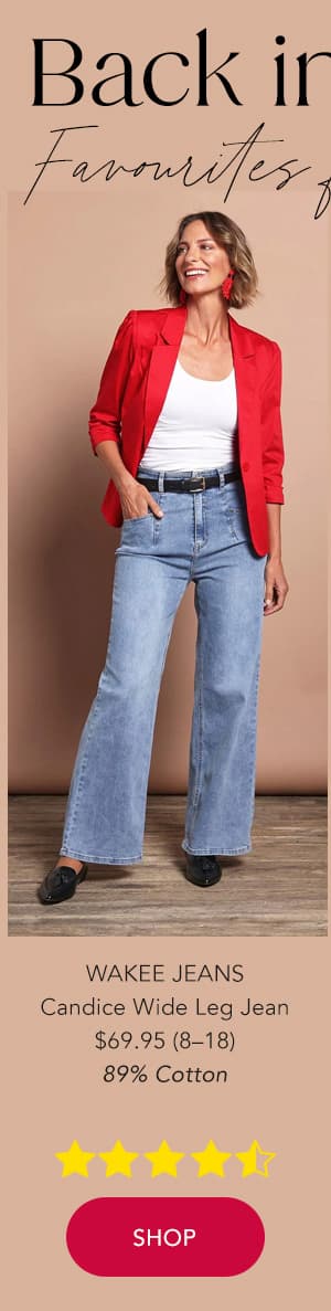 candice wide leg jean