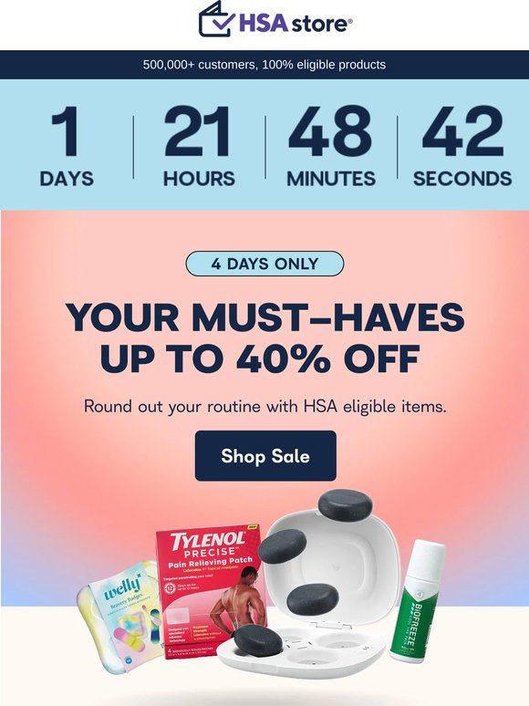 You need it, we got it—up to 40% off