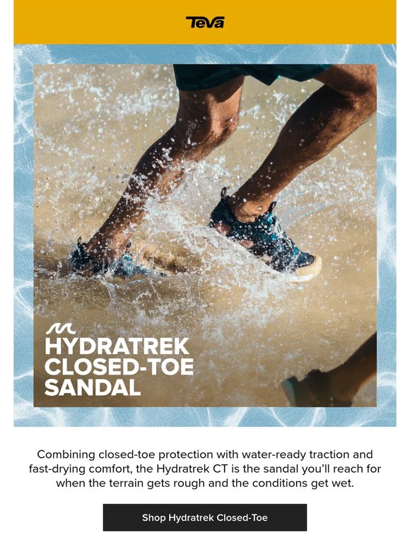 Meet the Hydratrek Closed-Toe Sandal