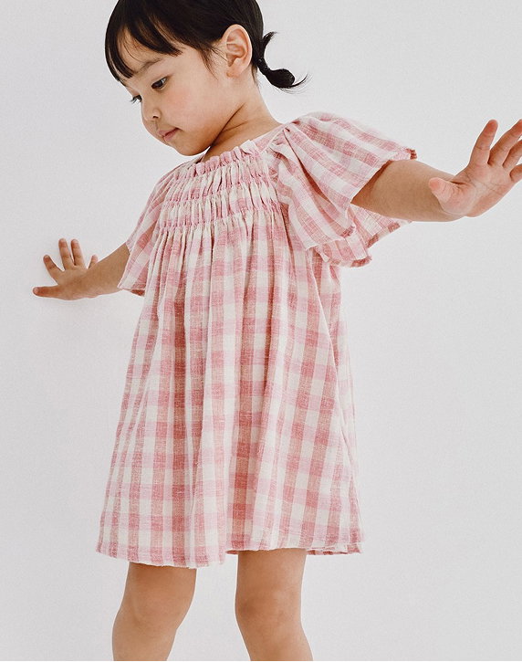 Pink Gingham Dress