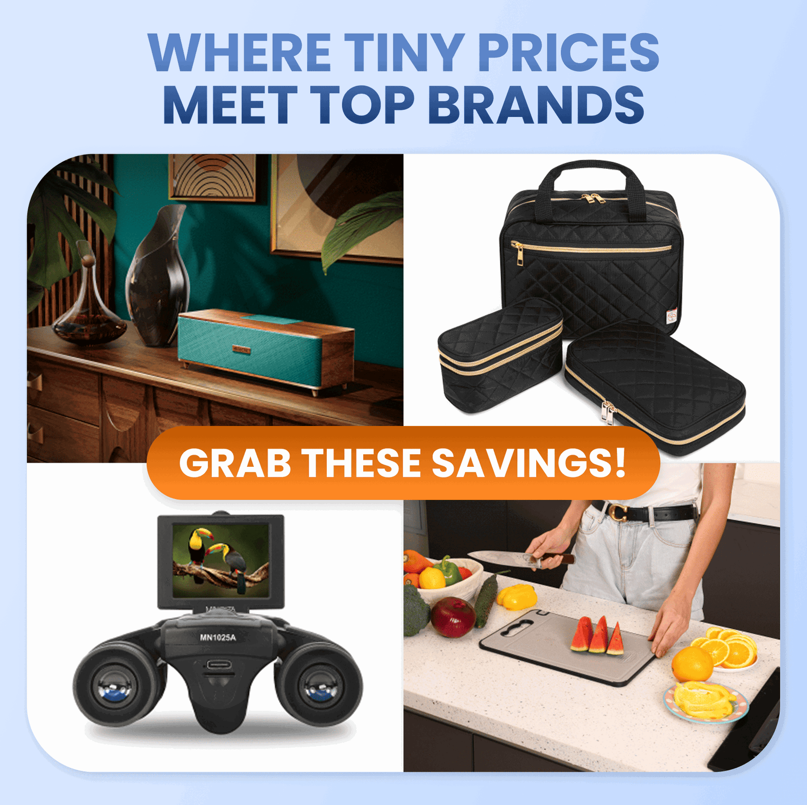 WHERE Tiny Prices MEET Top Brands