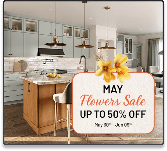 May Flowers Sale! Up to 50% Off