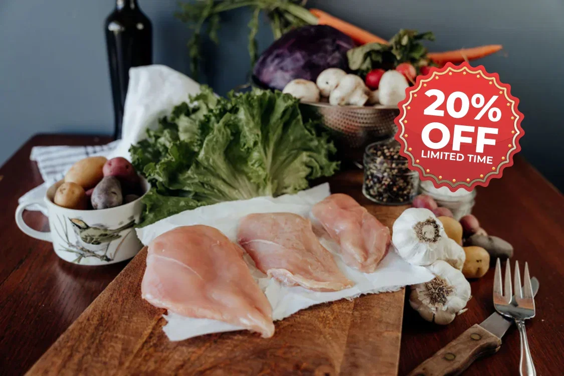 Image of Pasture-raised Chicken Breasts - 1 lb.