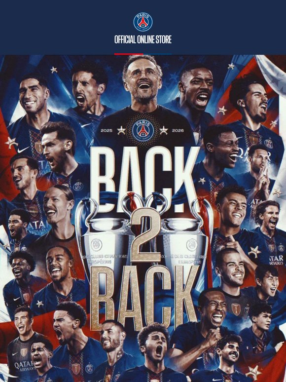 Back 2 Back Champions d’Europe ! 🏆🏆