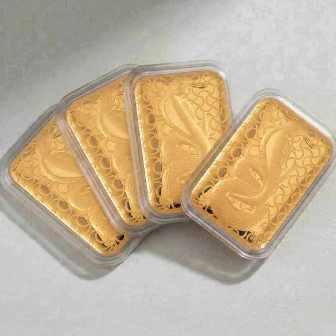 Image of Set of Four 24K Yellow Gold  (99.99% Gold Purity) Essential King Cobra