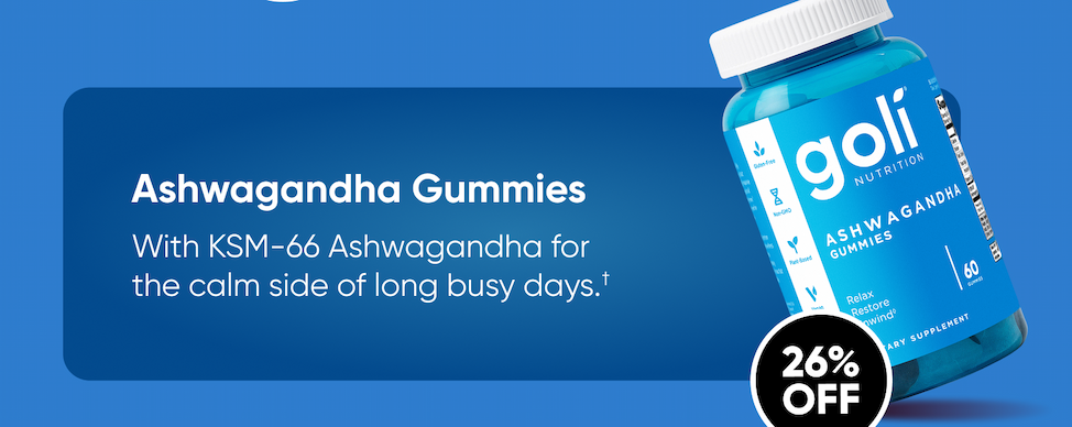 Ashwagandha Gummies for the calm side of long busy days.†