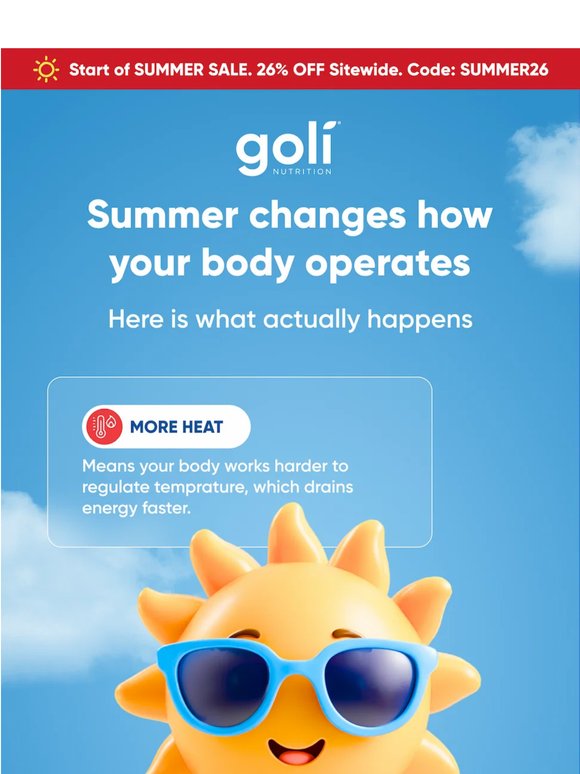 What summer does to your body
