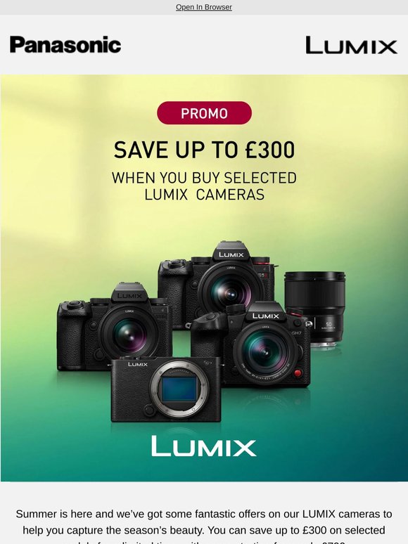 Cameras From Only £799
