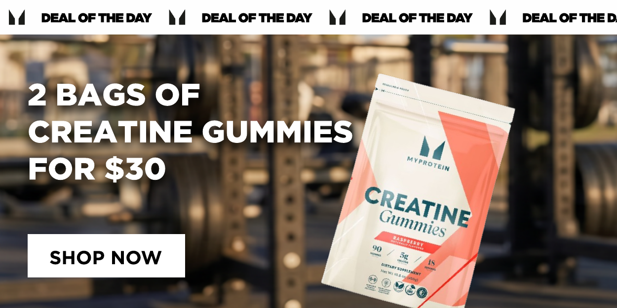 2 creatine gummies for $30