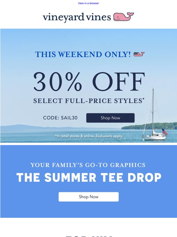 30% Off Must-Have Family Tees