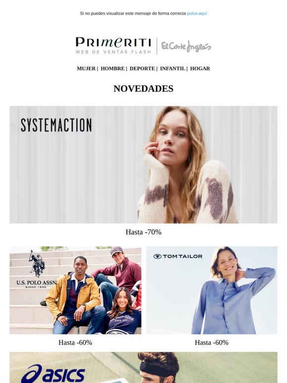 System Action, U. S. Polo Assn. y Tom Tailor