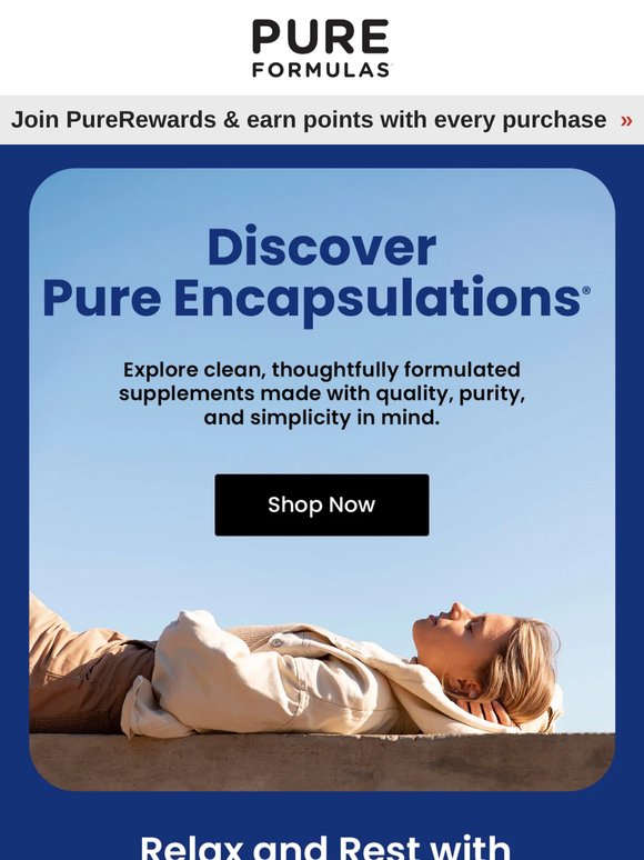 Explore wellness solutions from Pure Encapsulations® 🌟