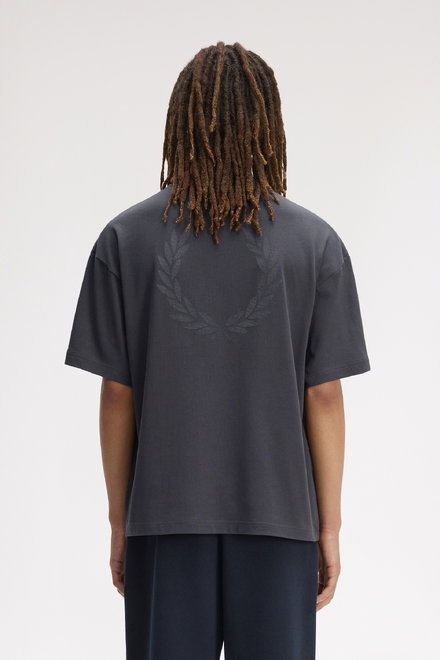 Chemise en tricot et pointelle