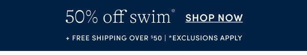 50% off swim