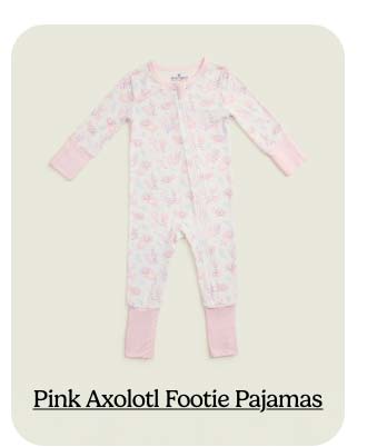 Shop Pink Axolotl Footie Pajamas