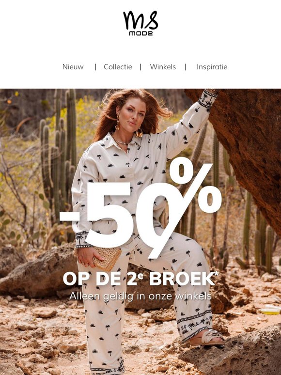 50% op je 2e broek | Mix & match jouw favorieten