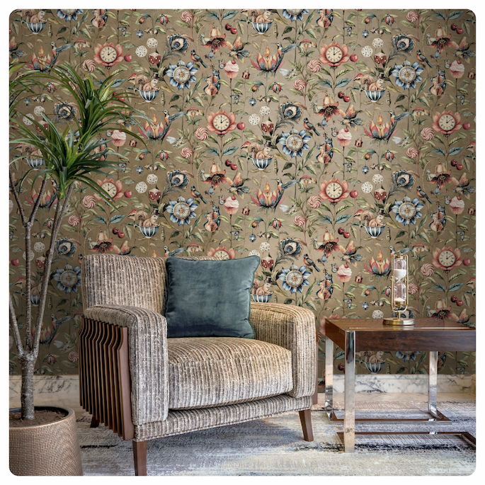 Curious Creatures Wallpaper Gold Holden 13920